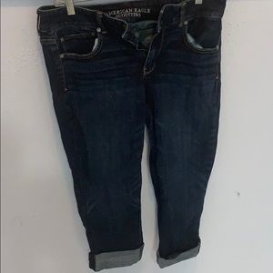 American Eagle Crop Stretch Jeans